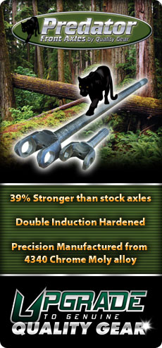 Predator Axles by Quality Gear